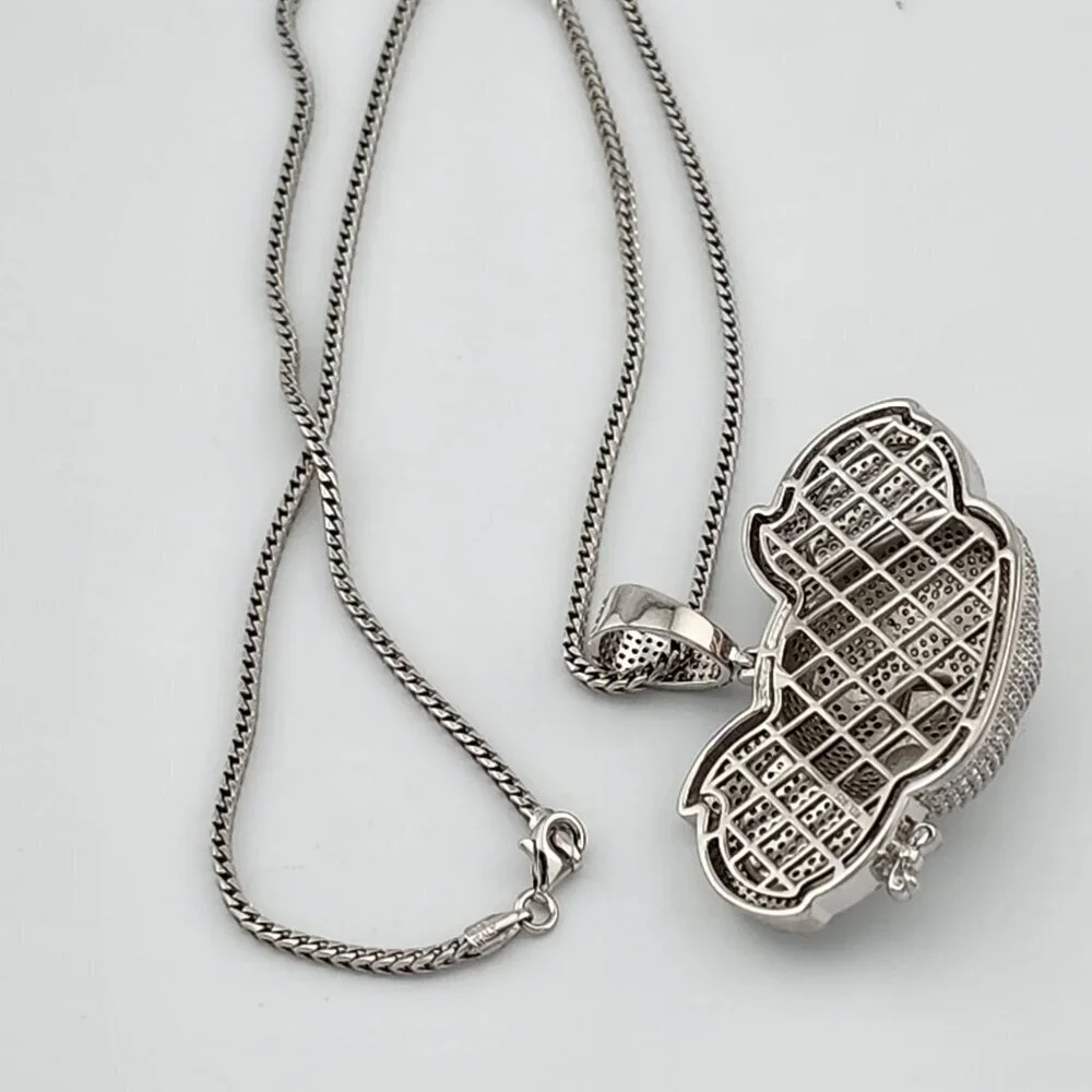 Wildly Cute: 925 Sterling Silver Koala Face Necklace